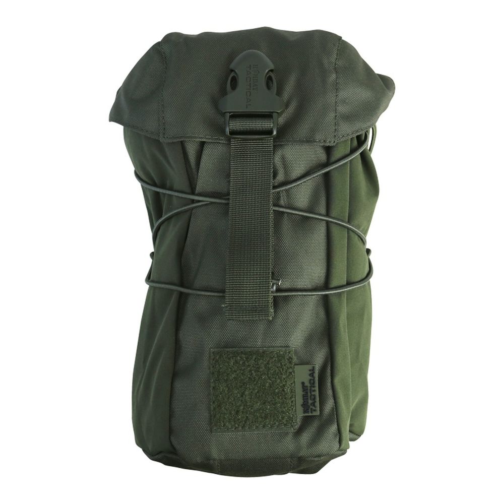 Funda STUFFER MOLLE universal negra KO-2100, con sistema MOLLE/PALS, dimensiones aproximadas 27 x 16 x 11 cm