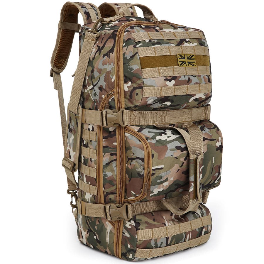 Bolsa de viaje OPERATORS DUFFLE BAG 60 litros negra, 600D Tac-Poly, 60 x 36 x 30 cm