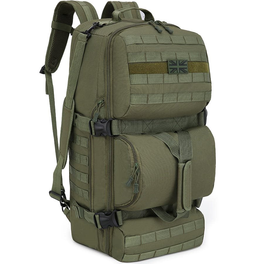 Bolsa mochila Operators Duffle Bag 60 L negra, 60 x 36 x 30 cm, 600D Tac-Poly