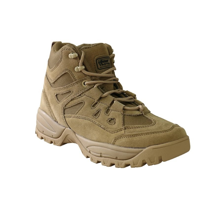 Botas RANGER COYOTE KOMBAT en nylon y ante con plantilla EVA extraíble y suela de goma reforzada