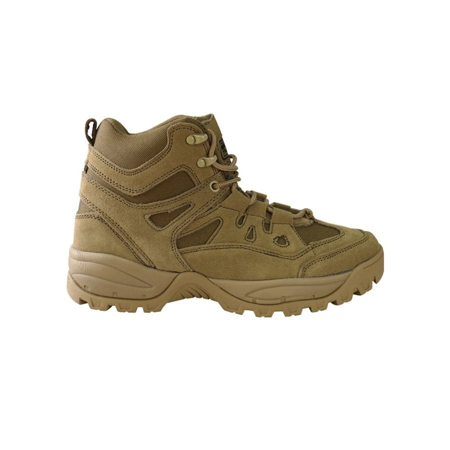 Botas RANGER COYOTE KOMBAT en nylon y ante con plantilla EVA extraíble y suela de goma reforzada