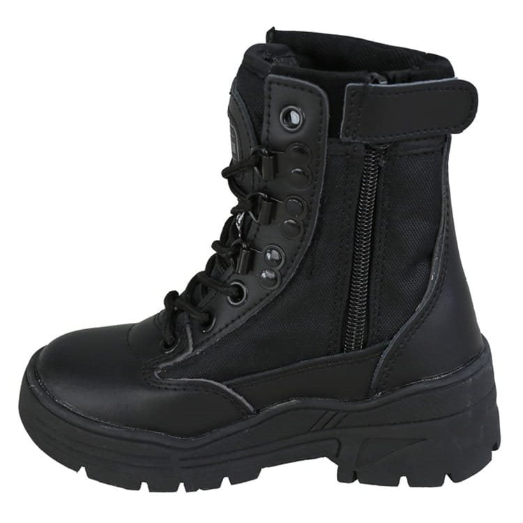 Botas infantiles PATROL negras con cremallera lateral y forro 3D Thinsulate