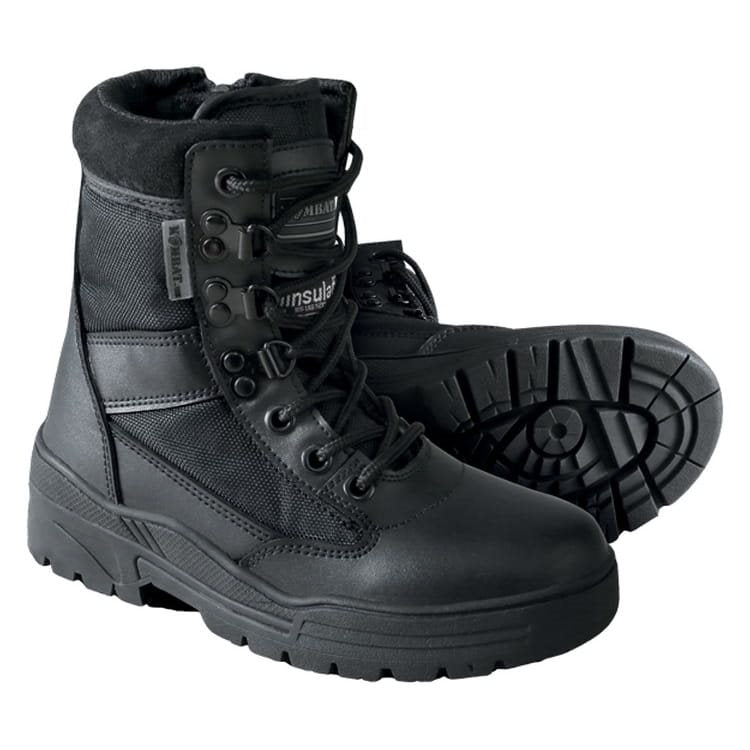 Botas infantiles PATROL negras con cremallera lateral y forro 3D Thinsulate