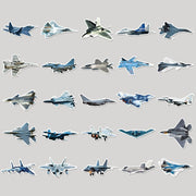 Set de 50 pegatinas de aviones, pegatinas autoadhesivas para decorar cuadernos y regalos