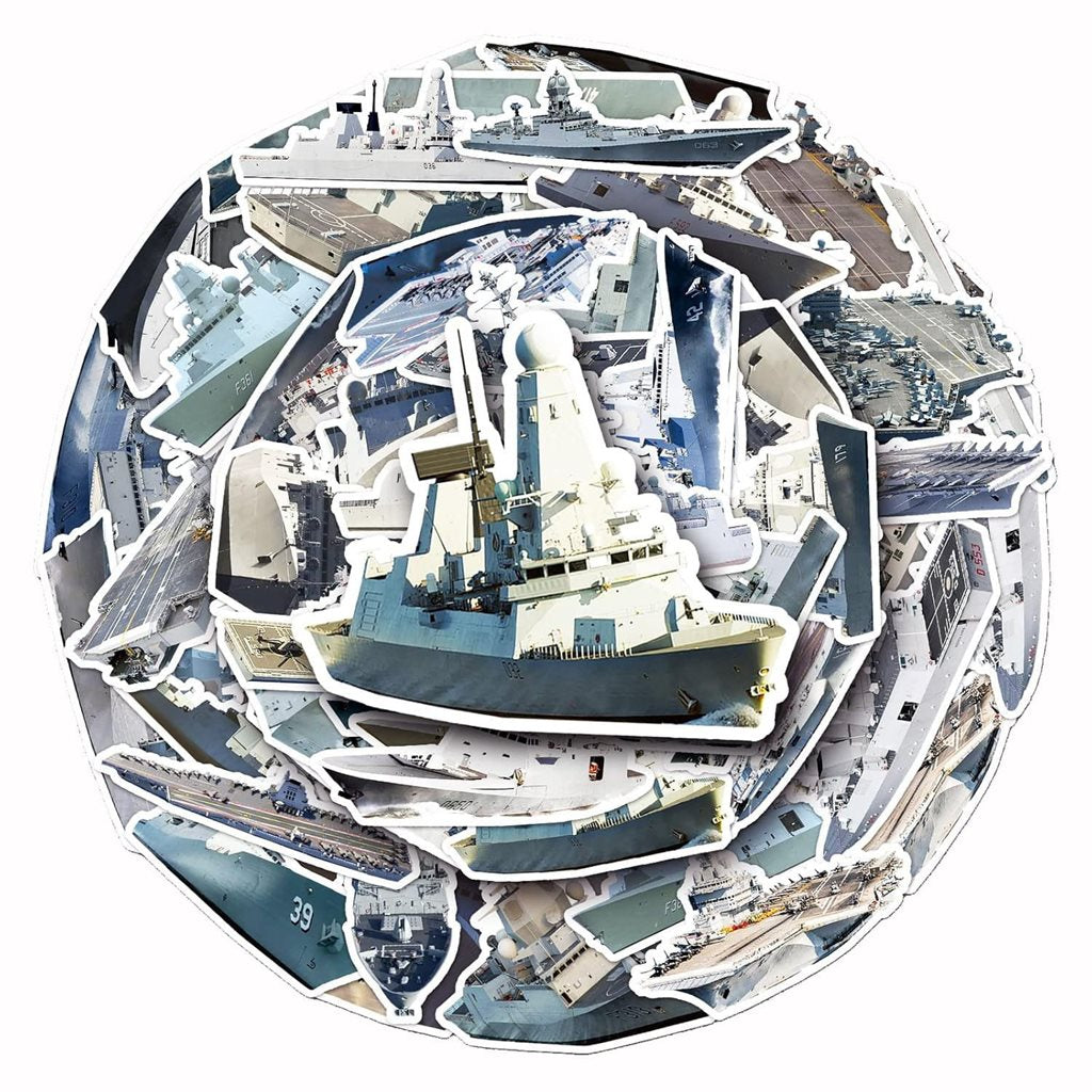 Pack de 50 pegatinas con motivos de barcos