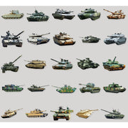 Pegatinas de tanques - set de 50 unidades