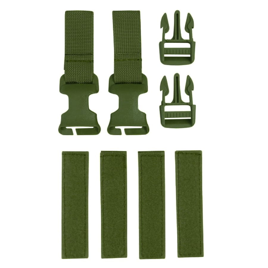 Kit de conversión Buckle-Tek con hebillas y correas en color negro (KO-2323)
