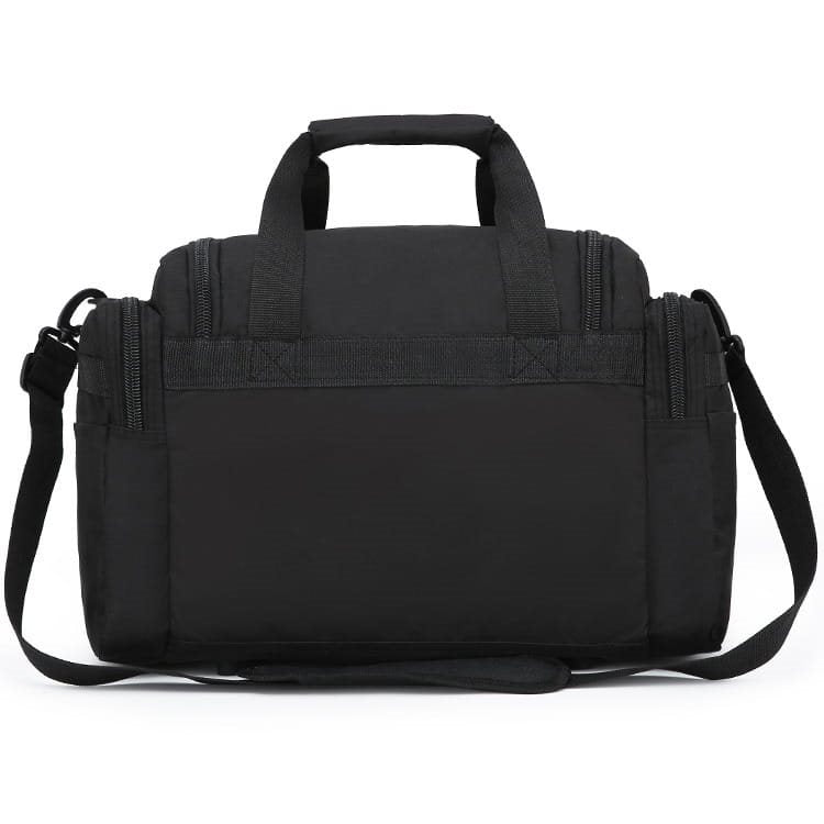Bolsa de viaje SAXON HOLDALL 35 L negra con bolsillos exteriores