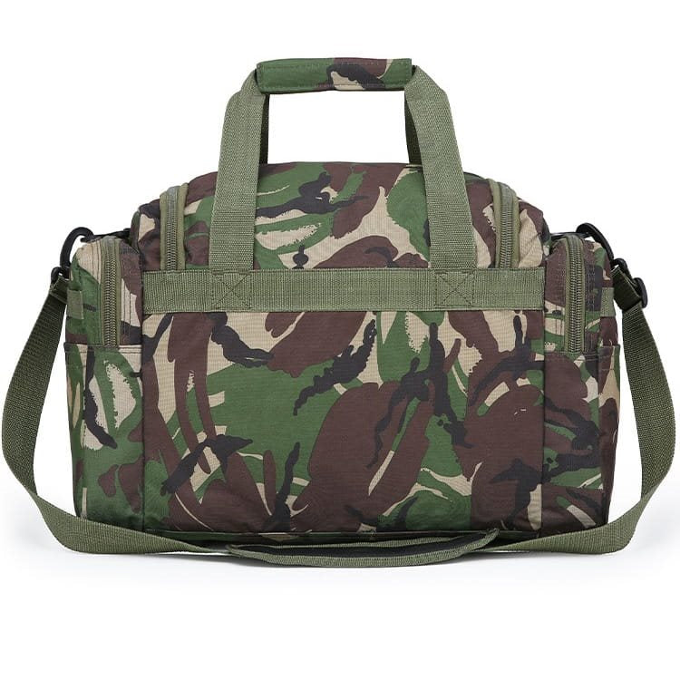 Bolsa de viaje SAXON HOLDALL 35 L negra con bolsillos exteriores