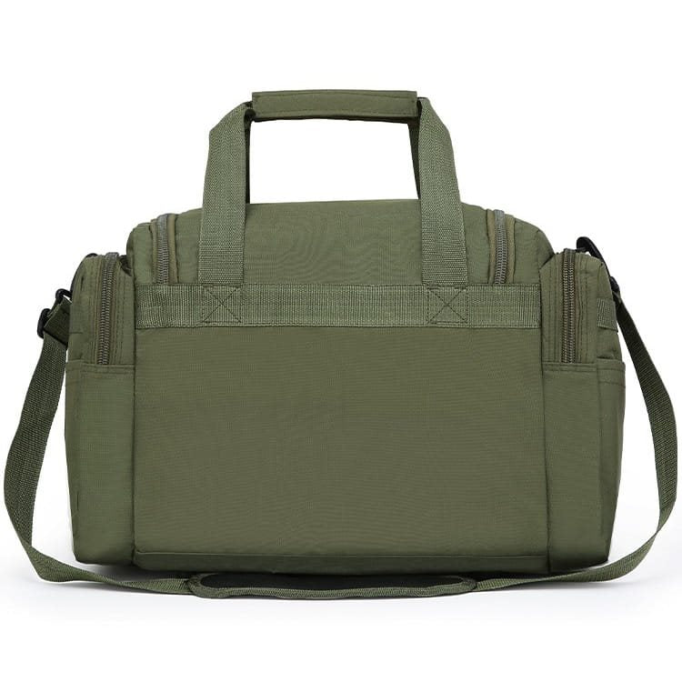 Bolsa de viaje SAXON HOLDALL 35 L negra con bolsillos exteriores