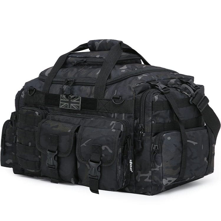 Bolsa de viaje SAXON HOLDALL 50 L negra, 56 x 33 x 28 cm