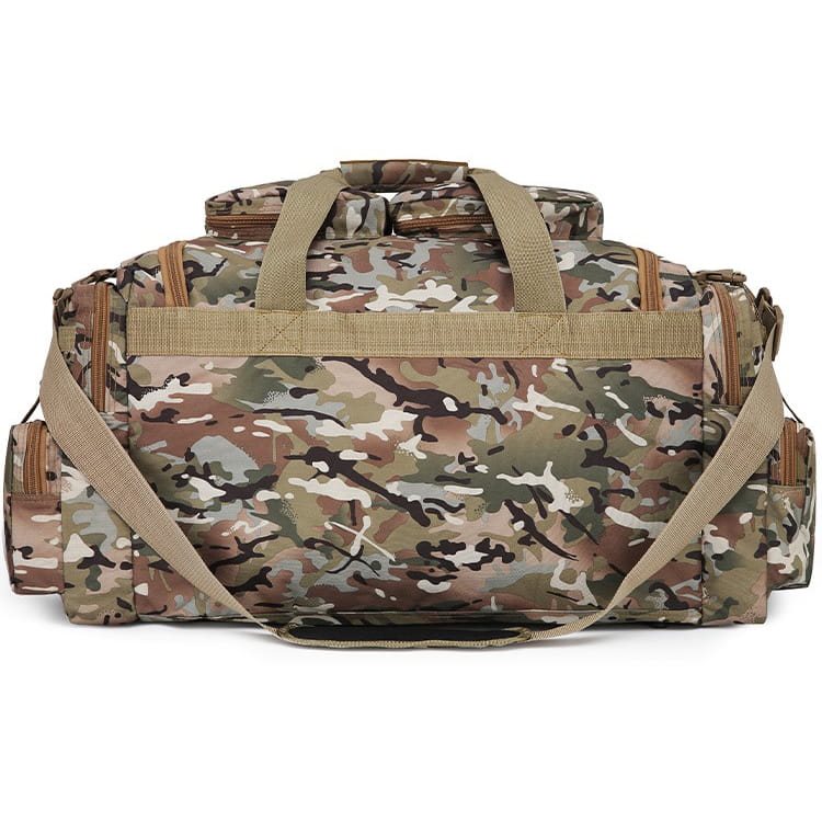 Bolsa SAXON HOLDALL negra 125 L con 11 bolsillos y correa ajustable