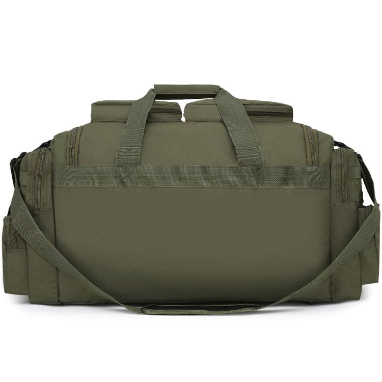 Bolsa SAXON HOLDALL negra 125 L con 11 bolsillos y correa ajustable