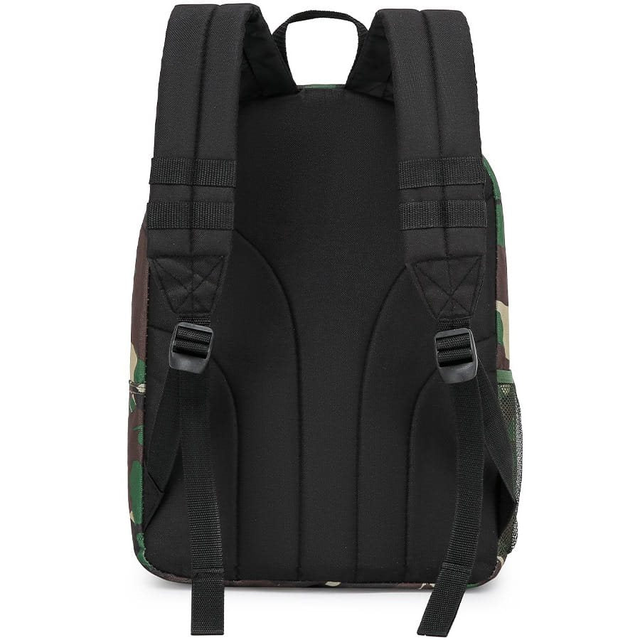 Mochila STREET PACK 18 L negra, ligera EDC con sistema acolchado, bolsillo lateral y frontal, asa de tela y anilla en D metálica