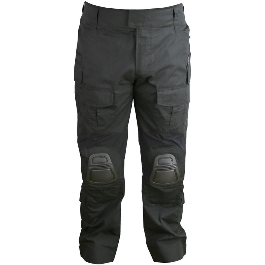 Pantalones tácticos Gen II negros con rodilleras - KO-2433-BLK