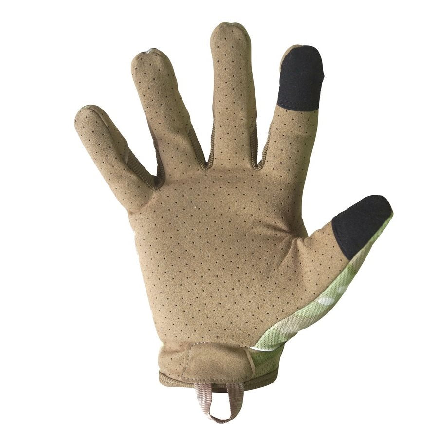 Guantes tácticos OPERATOR, material elástico y cierre de muñeca con velcro