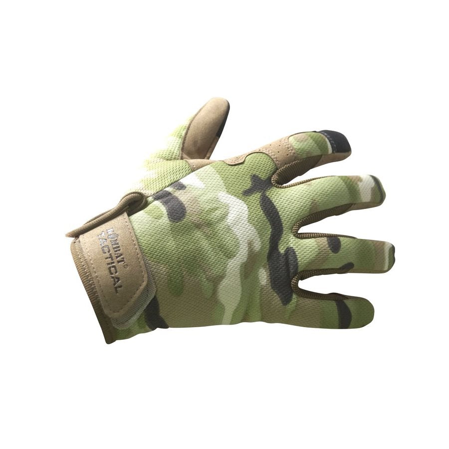 Guantes tácticos OPERATOR, material elástico y cierre de muñeca con velcro