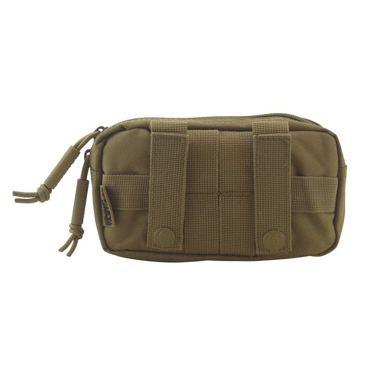Funda utilitaria MOLLE para teléfono negra con forro de felpa
