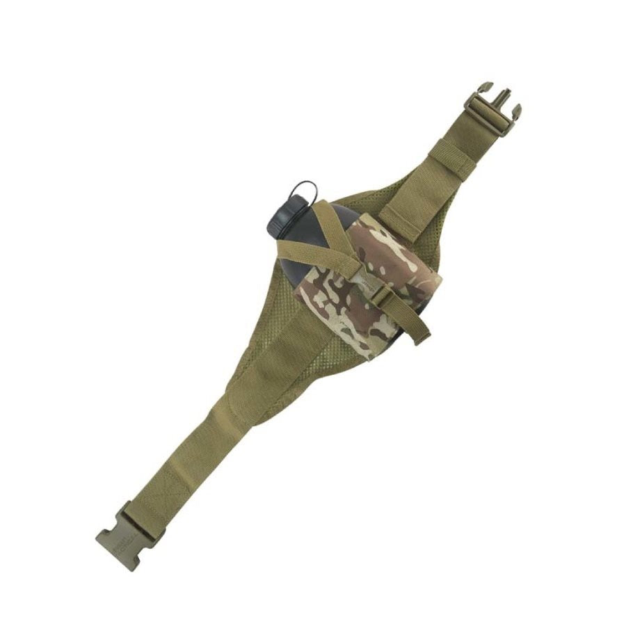 Cinturón ligero ajustable con funda para cantimplora patrón 58 (sin cantimplora)