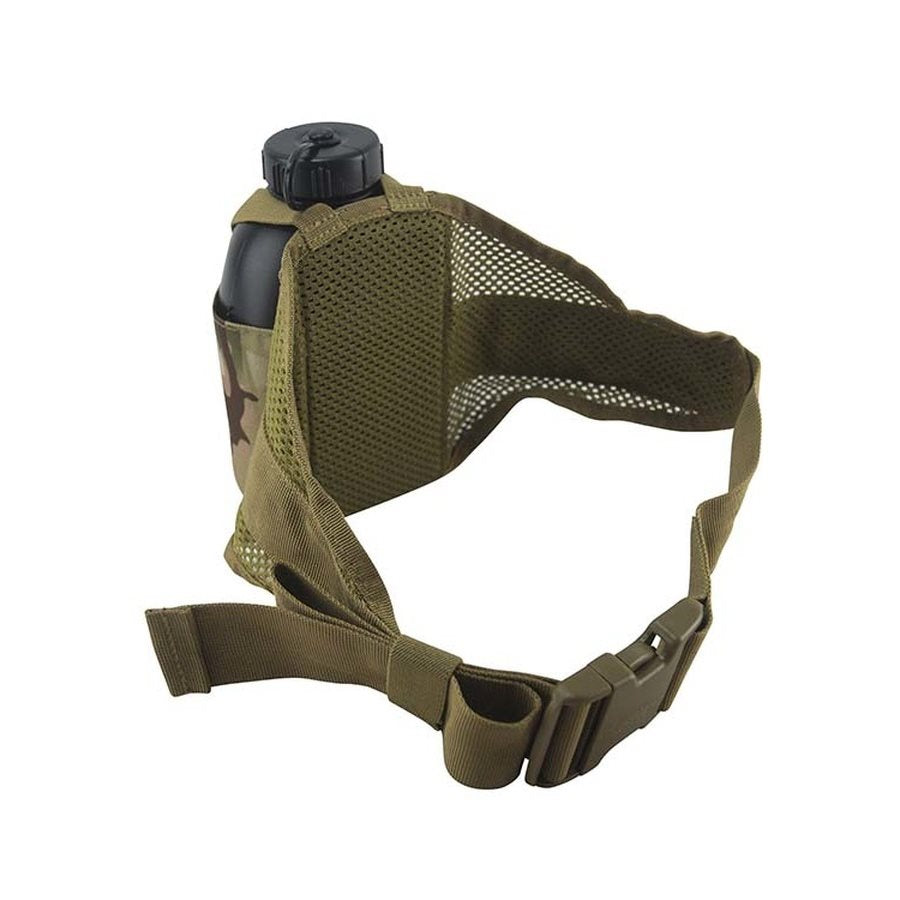 Cinturón ligero ajustable con funda para cantimplora patrón 58 (sin cantimplora)