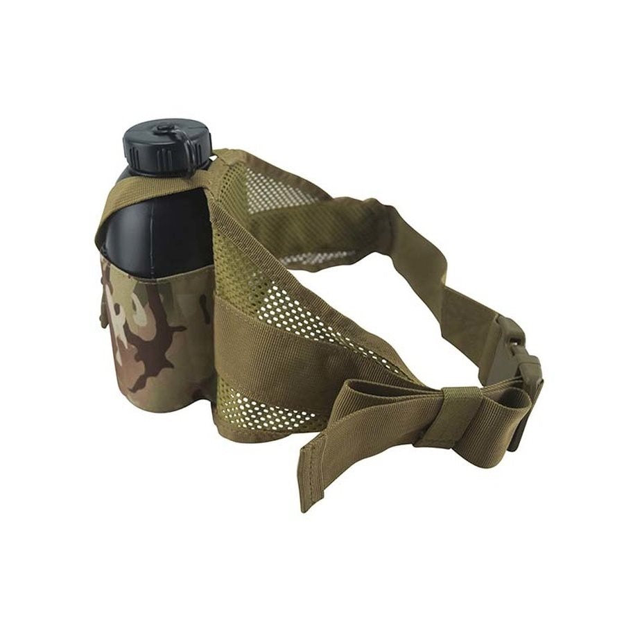 Cinturón ligero ajustable con funda para cantimplora patrón 58 (sin cantimplora)