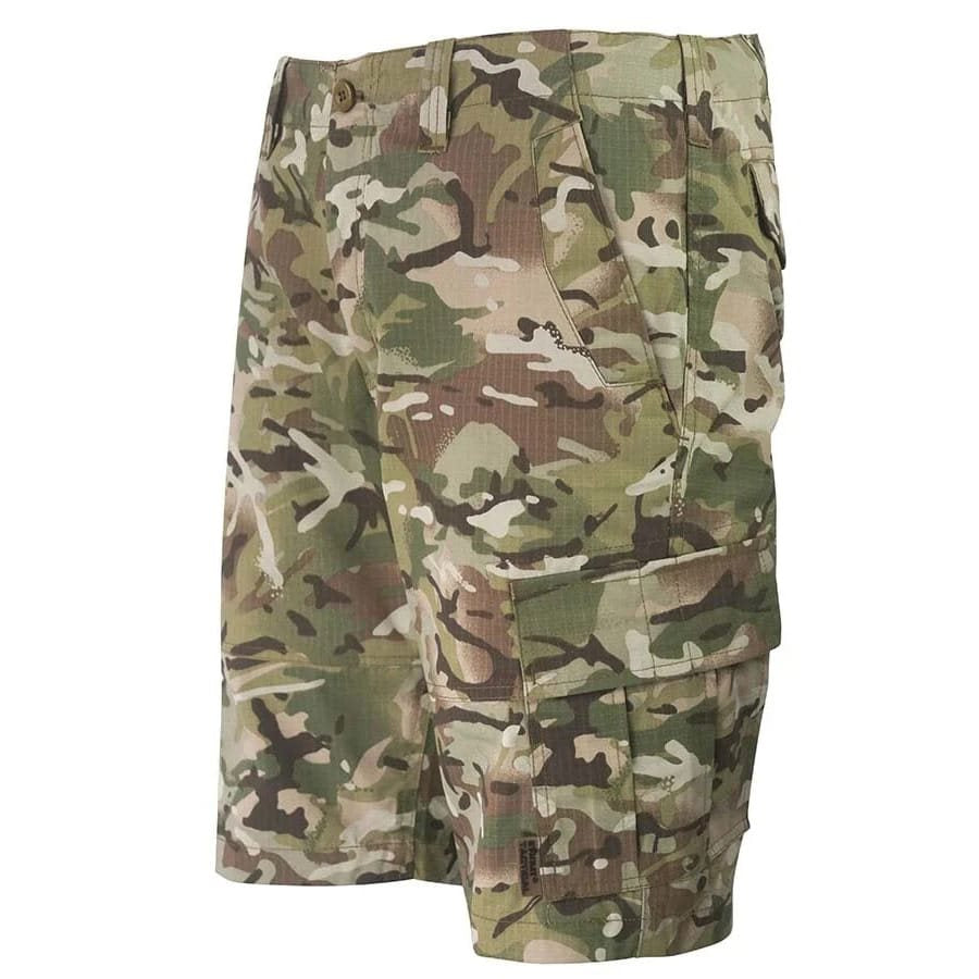 Shorts RECON CARGO en tejido policoton rip-stop, estilo cargo resistente