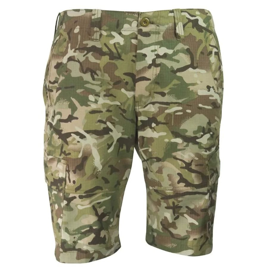 Shorts RECON CARGO en tejido policoton rip-stop, estilo cargo resistente
