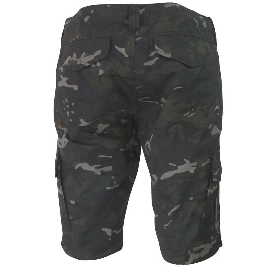 Pantalones cortos RECON CARGO en tejido rip-stop de mezcla poliéster-algodón