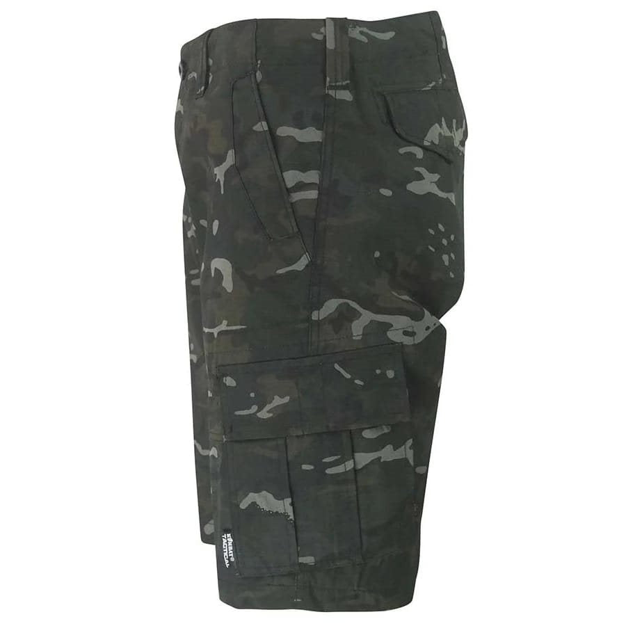 Pantalones cortos RECON CARGO en tejido rip-stop de mezcla poliéster-algodón