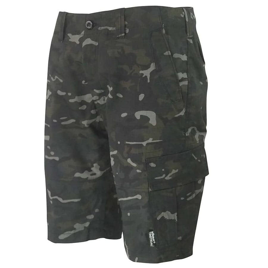 Pantalones cortos RECON CARGO en tejido rip-stop de mezcla poliéster-algodón