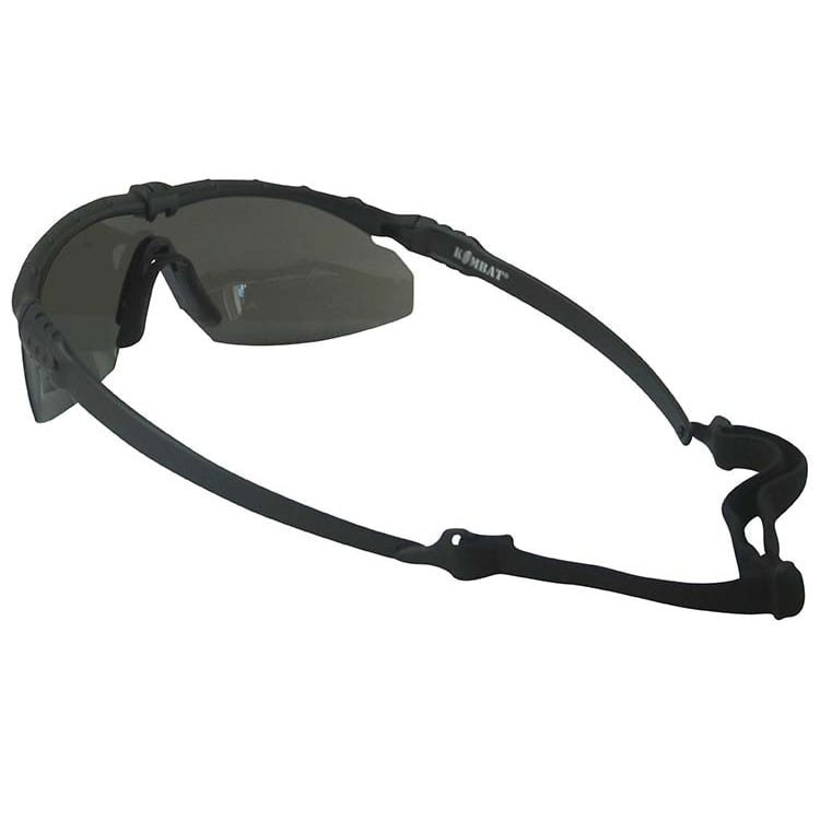 Gafas RANGER con marco negro y lentes transparentes, vista frontal