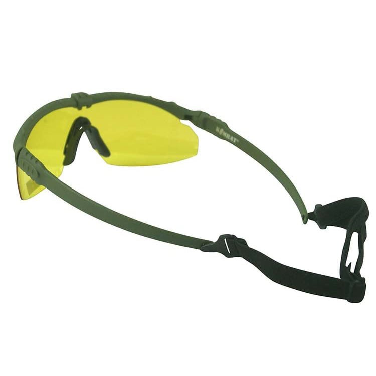 Gafas RANGER con marco negro y lentes transparentes, vista frontal