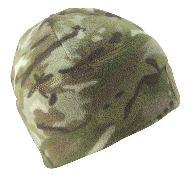 Gorro infantil RECON WATCH de fleece, cálido, con panel de velcro en la frente, talla unica
