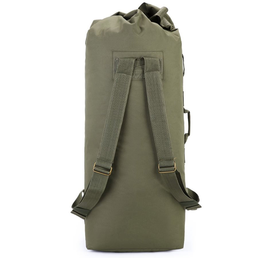Bolsa KIT BAG LARGE 75 l negra en poliester 600D con cierre de cordon y correa con mosqueton metalico