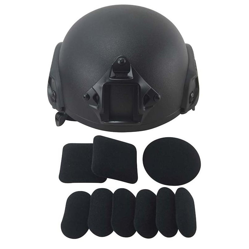 Casco MICH 2000 réplica de plástico negro