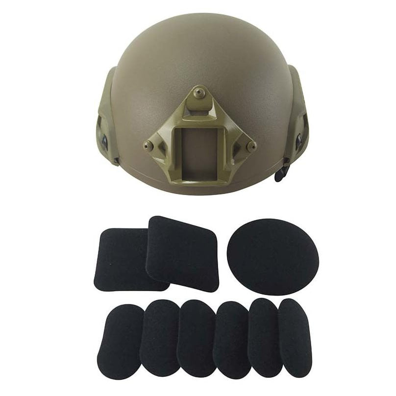 Casco MICH 2000 réplica de plástico negro