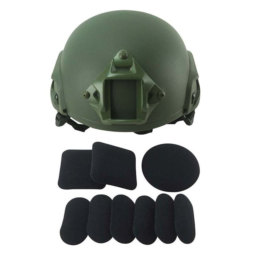 Casco MICH 2000 réplica de plástico negro
