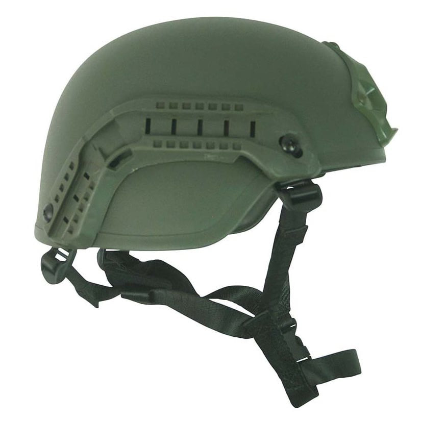 Casco MICH 2000 réplica de plástico negro