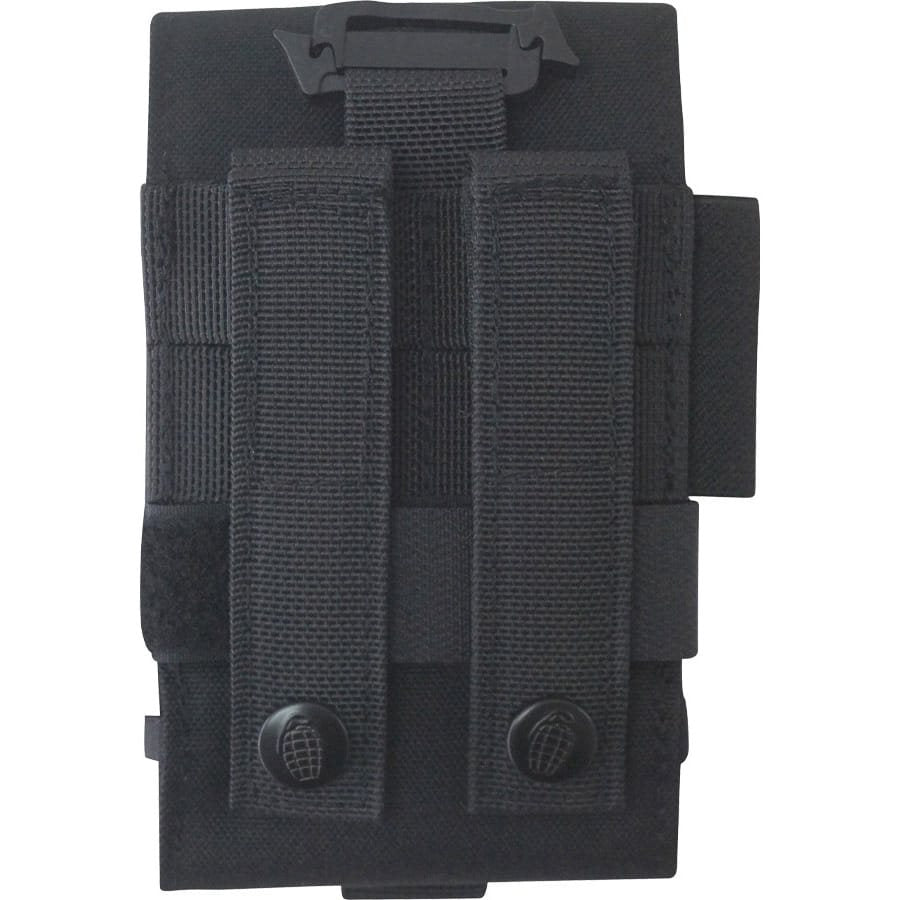 Funda TECH PHONE acolchada MOLLE negra en poliéster 600D