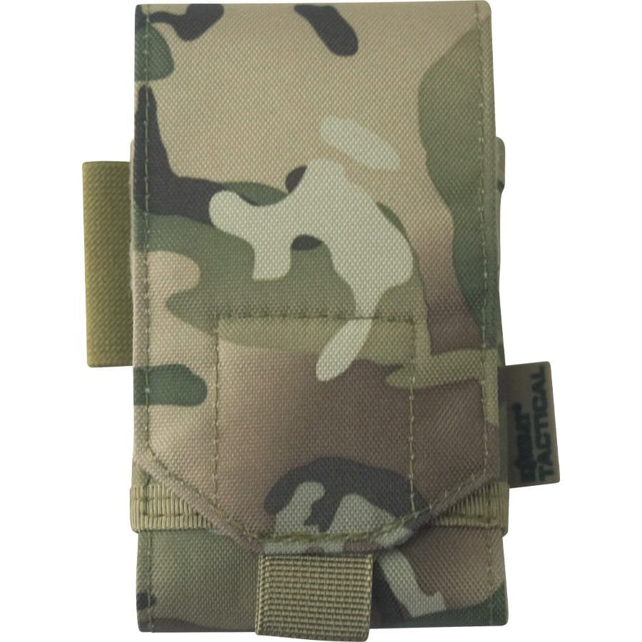 Funda TECH PHONE acolchada MOLLE negra en poliéster 600D