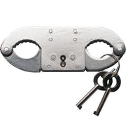 Esposas para pulgares en acero inoxidable DOUBLE LOCK con llaves