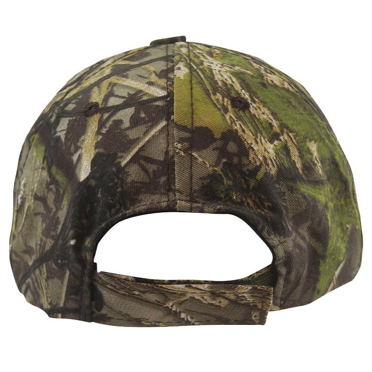 Gorra baseball en camuflaje English Hedgerow con visera, poliéster y algodón rip-stop, talla ajustable