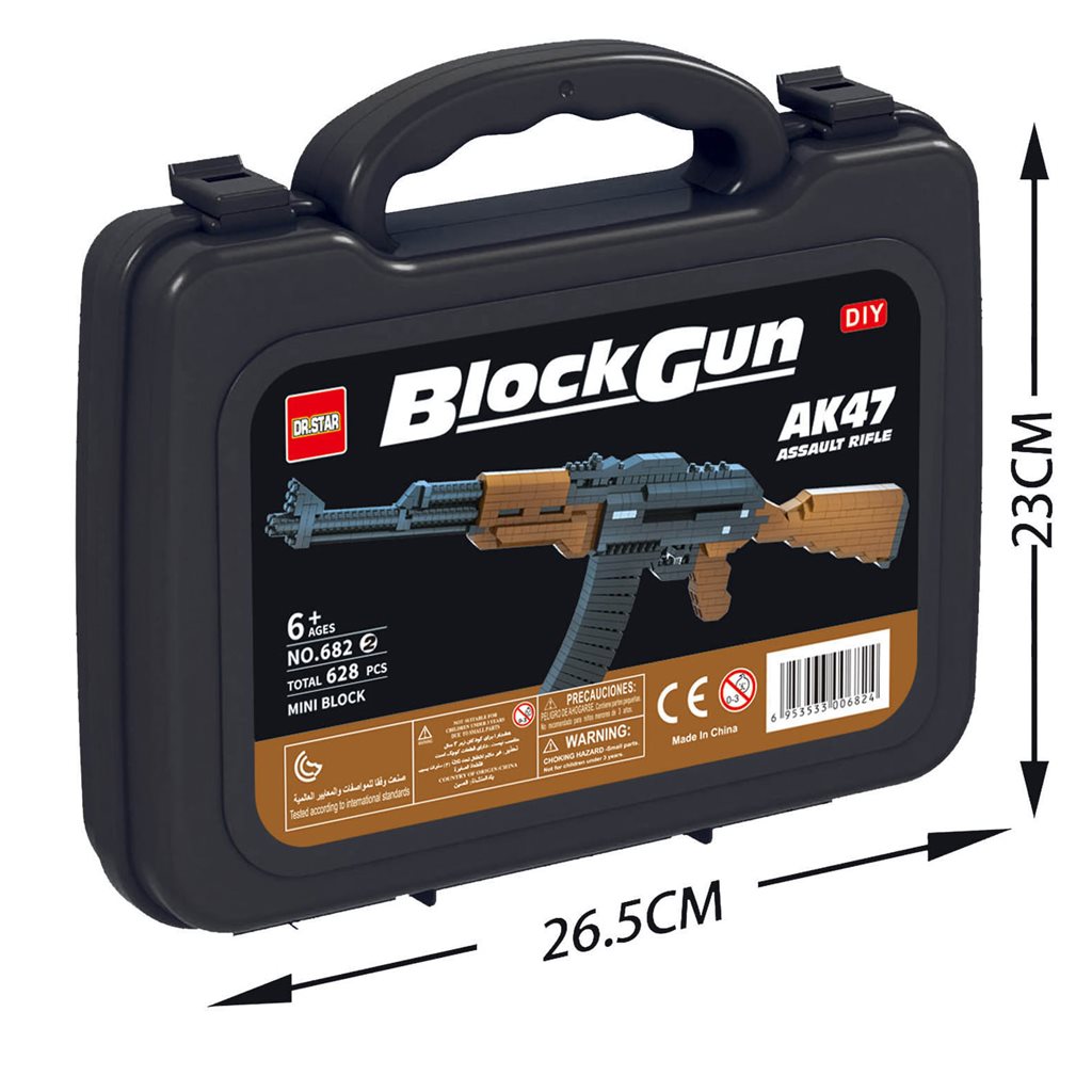 Set de construcción AK47 Mini Block 628 piezas - imagen del producto