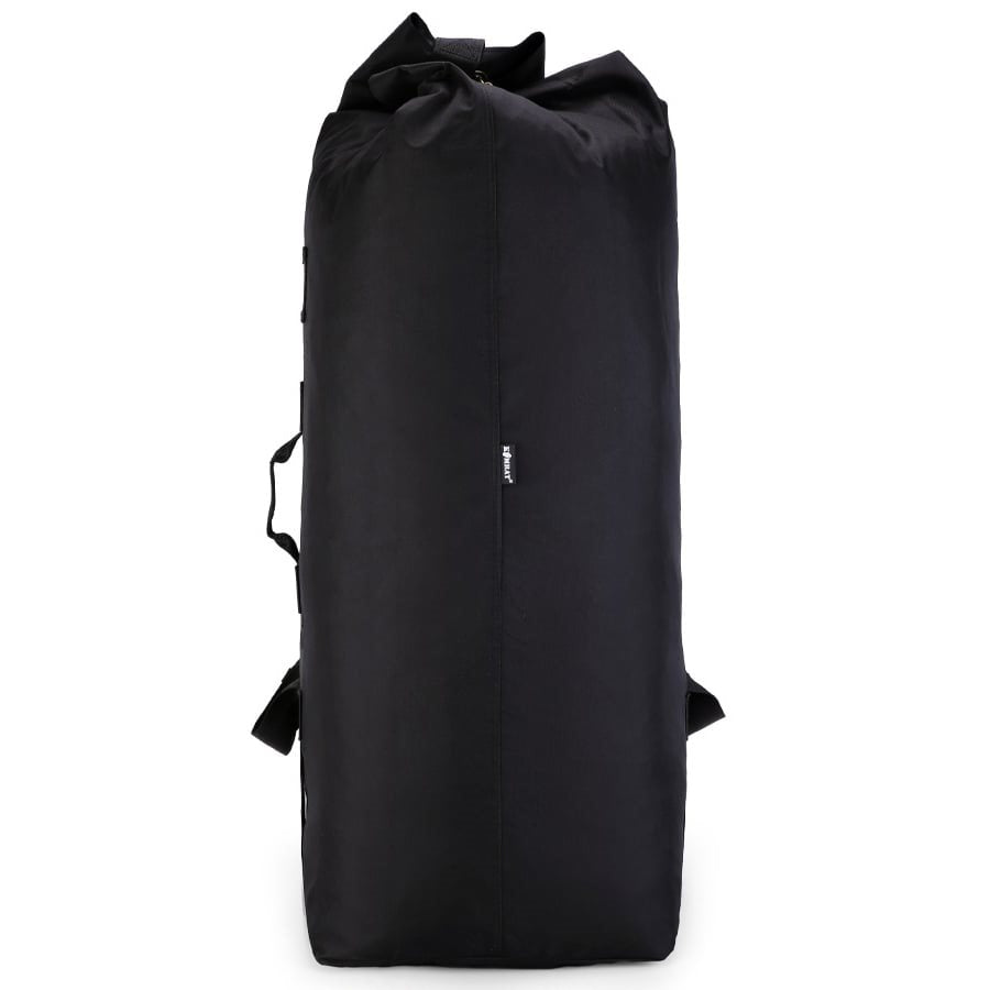 Bolsa KIT BAG 115 L negra, 600D poliéster, cierre de cordón y correa con mosquetón
