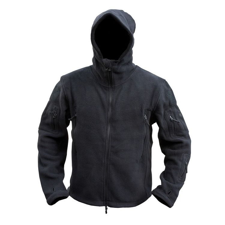 Sudadera FLEECE RECON verde con capucha y bolsillos, 100% poliéster