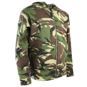 Sudadera infantil camuflaje DPM con capucha y cremallera