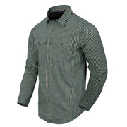 Camisa COVERT manga larga Savage Green, ligera y transpirable con 3 bolsillos y apertura rápida