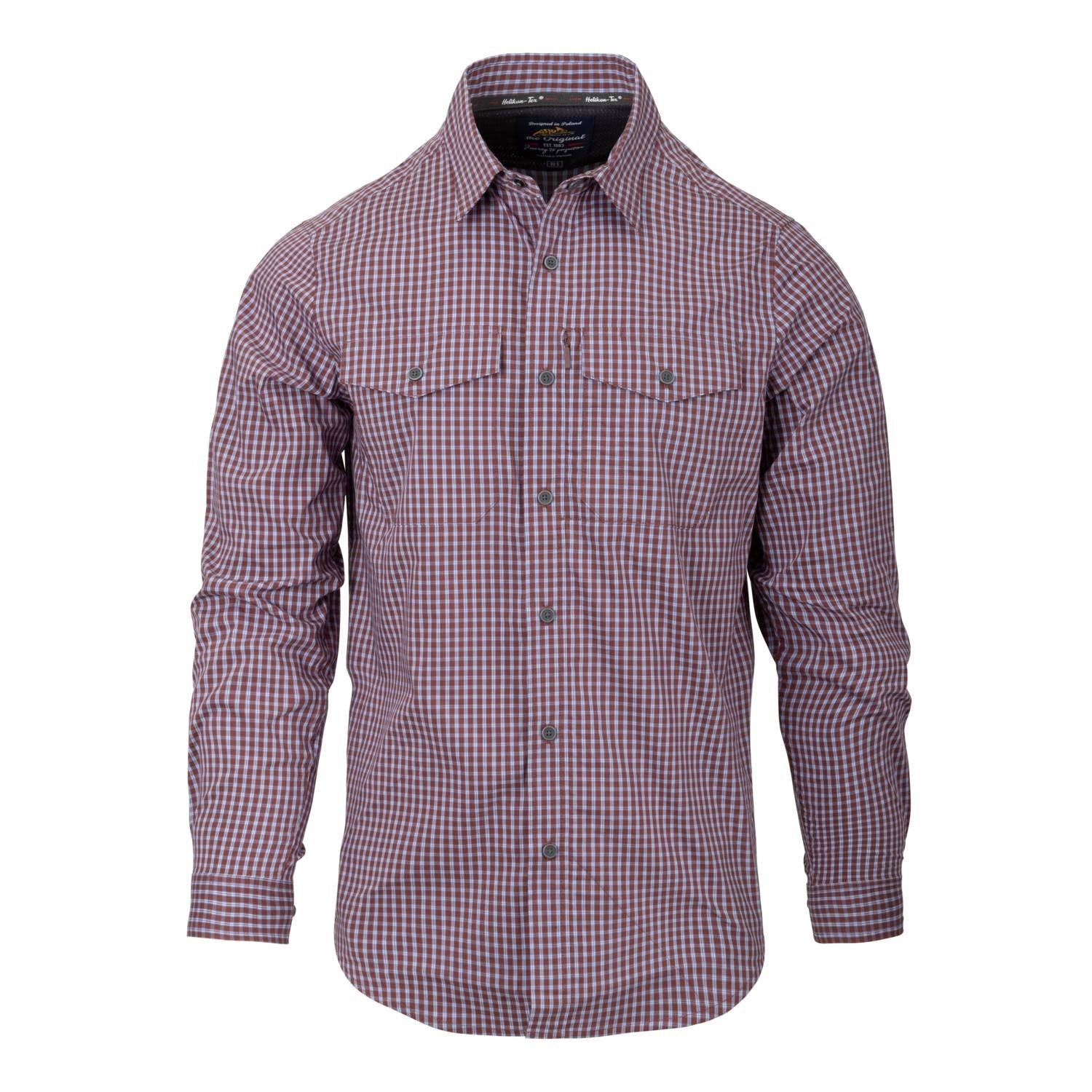 Camisa COVERT manga larga SCARLET FLAE de HELIKON-TEX con tres bolsillos de pecho y sistema de acceso rápido