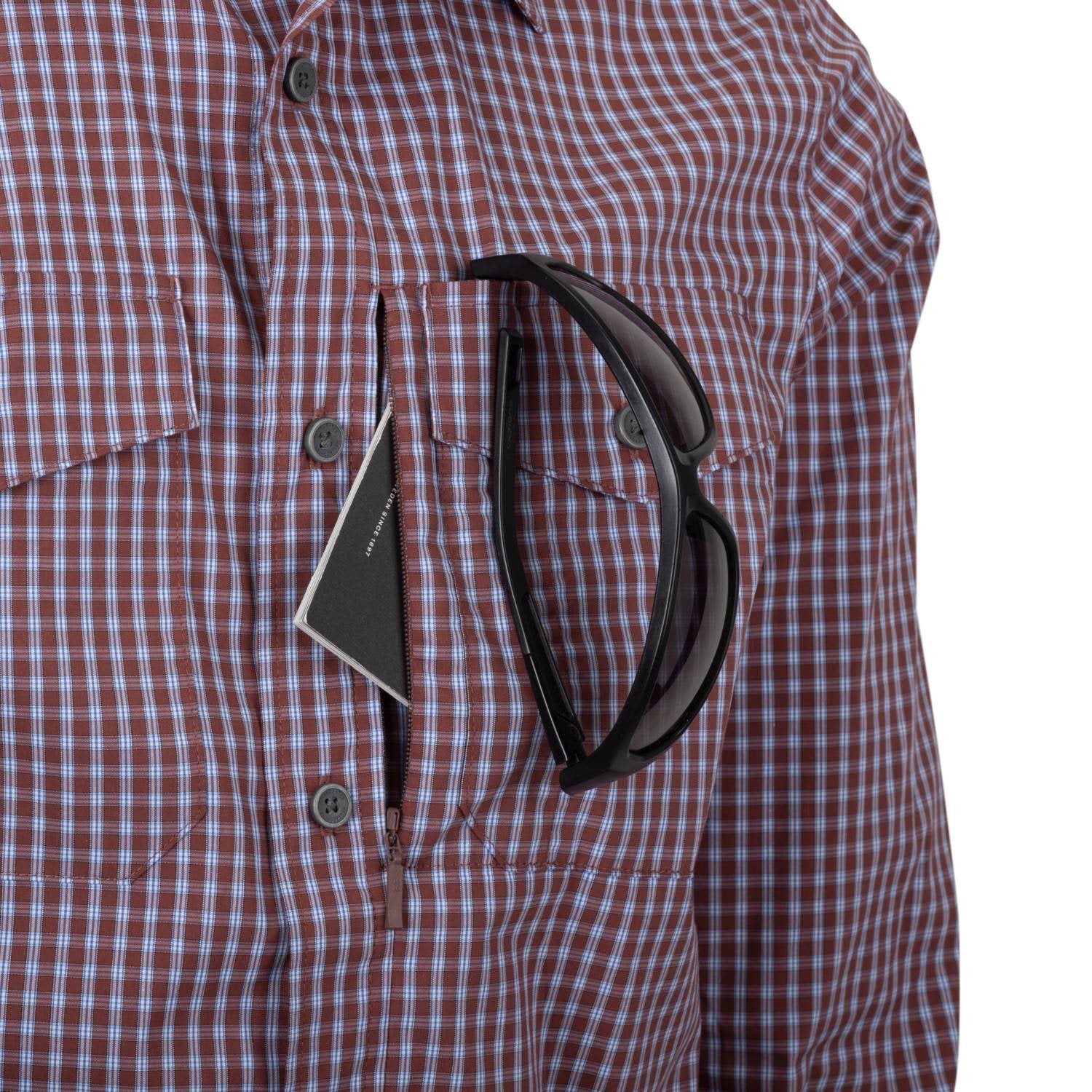 Camisa COVERT manga larga SCARLET FLAE de HELIKON-TEX con tres bolsillos de pecho y sistema de acceso rápido