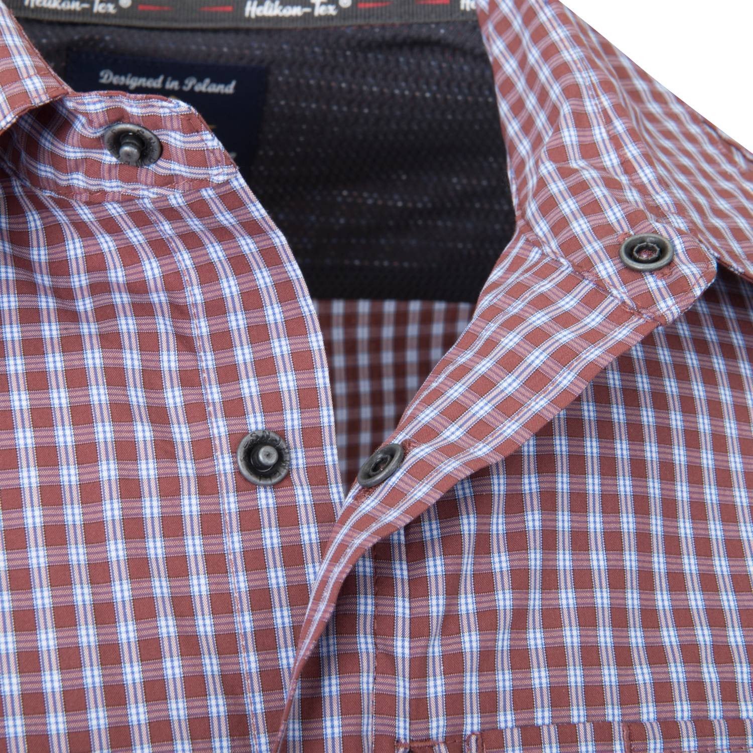 Camisa COVERT manga larga SCARLET FLAE de HELIKON-TEX con tres bolsillos de pecho y sistema de acceso rápido